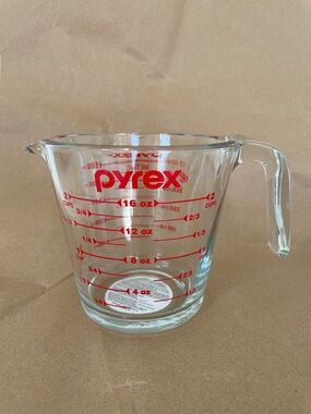 pyrex Glass Measuring Cup, 2 Cup